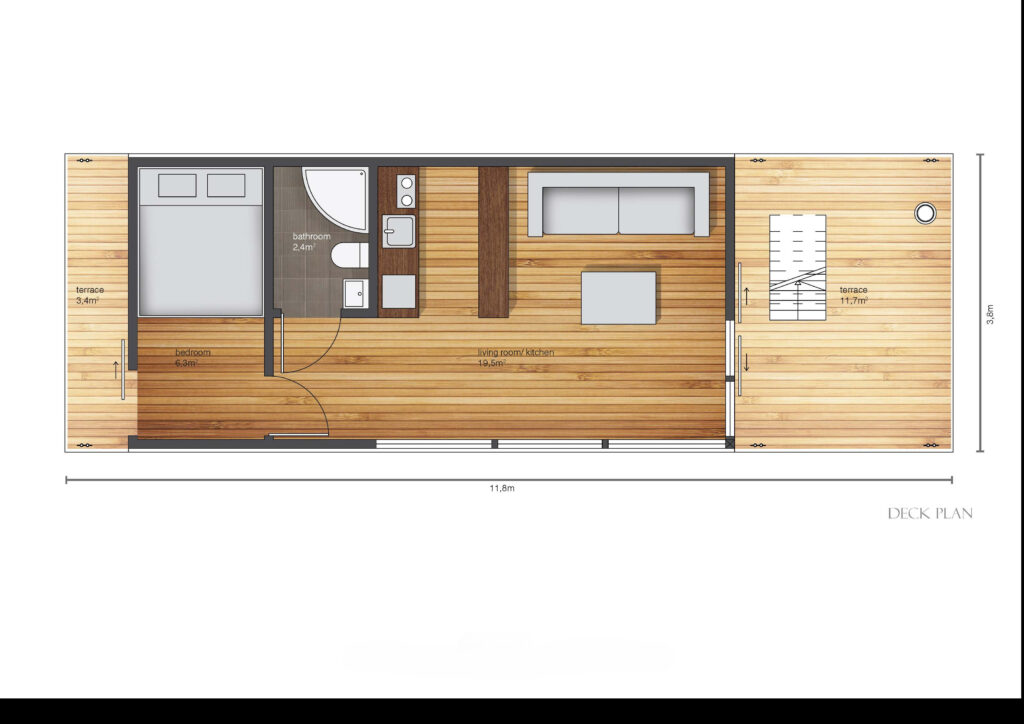 Baltiq baltik baltic 3700 DECK PLAN